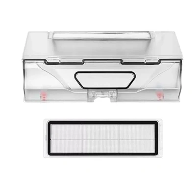 Imagen de DEMUR Caja de Polvo con Filtro Repuesto, for Xiaomi, Dreame, BOT L10 Pro / D9 MAX Robot Aspirador Accesorios contenedor para aspiradora robótica(A)