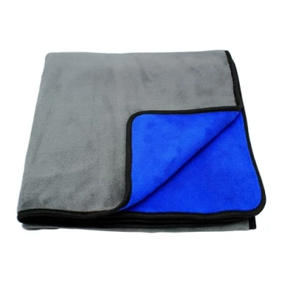 Imagen de Toalla para mascotas extra grande, suave, de microfibra, superabsorbente, secado rápido, ligera, 140 cm x 70