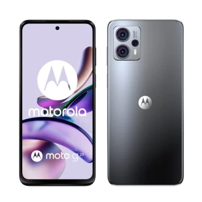 Imagen de motorola Motorolo moto (g23, pantalla HD + de 6.5&#039;, 90 Hz, cámara Quad Pixel 50 MP, altavoces estéreo Dolby Atmos, baterIa 5000 mAh, carga TurboPower, doble SIM), color carbón mate, gris oscuro