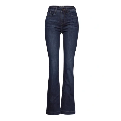 Imagen de Street One A378136 Vaqueros Slim Fit, Dark Indigo Slightly Washed, 27W x 28L Mujeres