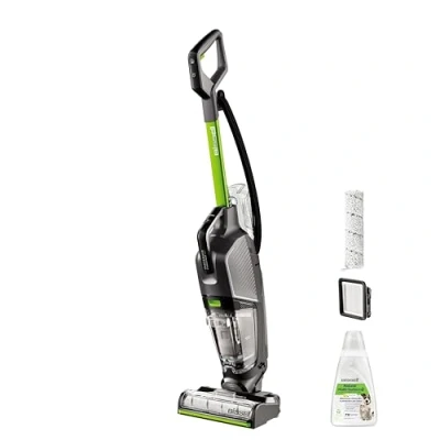 Imagen de BISSELL CrossWave HydroSteam PET, Aspiradora de Mano con Cable, Aspira, Mopa y Seca, Escoba Vertical Potente, Modo Vaporeta, Ideal para Dueños Mascotas, Limpieza Multisuperficie, 3517N