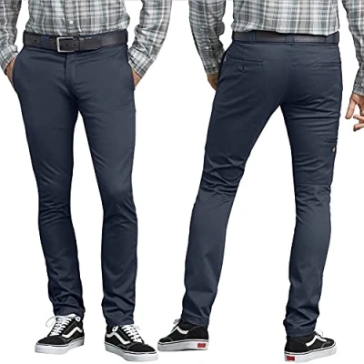 Imagen de Dickies Hombre, Pantalón utilitario de Corte Recto ceñido, Navy Talla únicaCURO, 32W / 30L