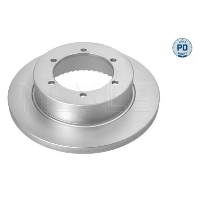 Imagen de MEYLE 36 15 523 0057/PD Disco de freno Eje trasero 280 16 6 127 macizo revestido láminas zinc NISSAN: Cabstar, NT400 Cabstar