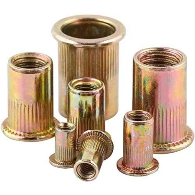 Imagen de FTVOGUE M3 M12 Tuerca de remache Acero al carbono roscada plana Brida Rivnut Nutsert Sujetador(M12 20 piezas)