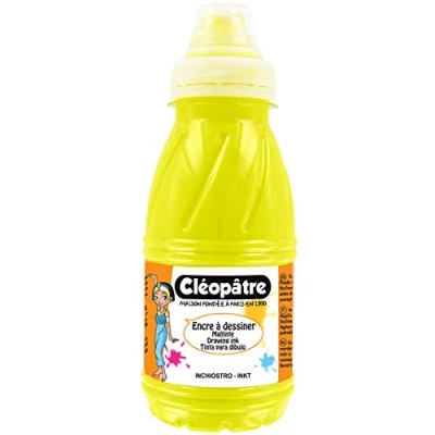 Imagen de Cleopatre EAD250 8 Tinta de dibujo Frasco 250 ml Amarillo