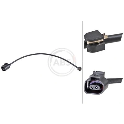Imagen de A.B.S. 39704 Sensor de Desgaste Pastillas Frenos VOLKSWAGEN: Touareg II, PORSCHE: Panamera Sport Turismo