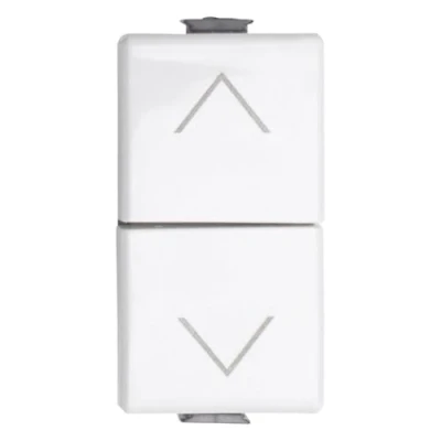 Imagen de Interruptor doble interbloqueado para persiana 1P 10 A compatible con Bticino Matix