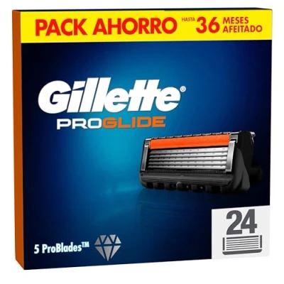 Imagen de Gillette Proglide Recambio Para Maquinillas De Afeitar Hombre, 24