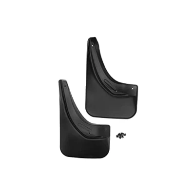Imagen de FROSCH EXP.SGFJK001 Guardabarros de Coche a Medida, Aletas Guardabarros, Barro Coche, 2 Piezas con Kit fijación Delantero/Trasero, Negro