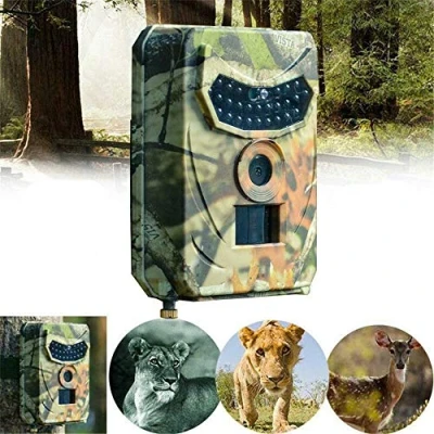 Imagen de Outdoor Hunting Camera 12MP Wild Animal Detector Trail Night Vision ，IP56 Waterproof 1080P IR for Wildlife, Garden, Scouting（32G Memory Card Included）