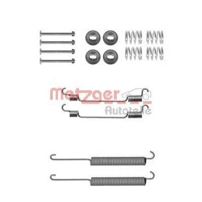 Imagen de METZGER 105 0806 Juego de accesorios, zapatas freno NISSAN: TERRANO 2, FORD: Transit Mk5 Bus, Camión plataforma/Chasis