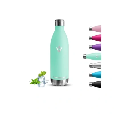 Imagen de Botella Agua Acero Inoxidable 1 litro Termica, A Prueba de Fugas, Deportiva, sin BPA, Cantimplora para Adultos, Aislamiento al Vacío, Senderismo, Ciclismo