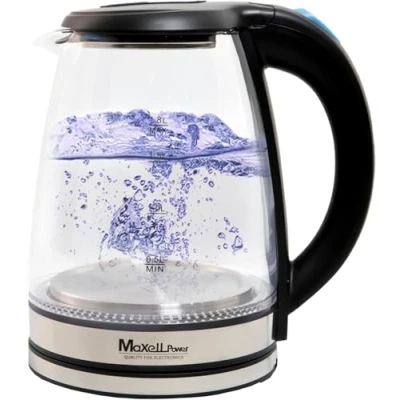Imagen de HERVIDOR DE AGUA ELECTRICO 1,8L VIDRIO CRISTAL 1500W POTENCIA HERVIDORA (HERVIDORA 1,8L)