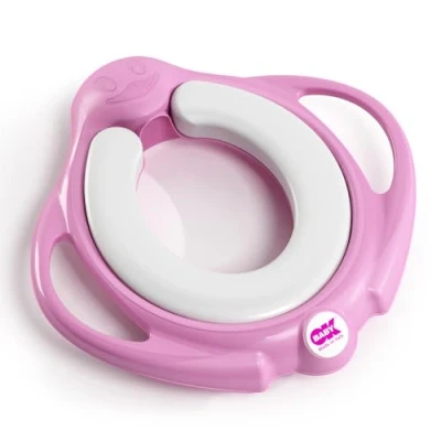 Imagen de OKBABY Pinguo Soft Orinal De Aprendizaje Con Asiento Cómodo Y Ergonómico Para Niños Pequeños, color Fucsia