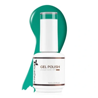 Imagen de Nicedeco Esmaltes Semipermanentes Para Uñas UV/LED Soak Off Pintauñas Sin crueldad Apto Principiantes Manicura Colores Vibrantes y Duraderos 15ML,Vegano N318