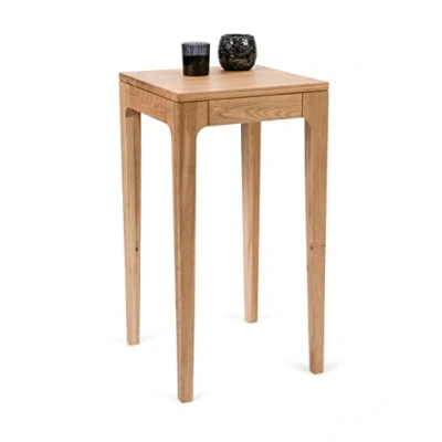 Imagen de M2 Kollektion Mesa Auxiliar Kona2, Roble Salvaje, Metal Negro, 40x80x40, 2 Unidades