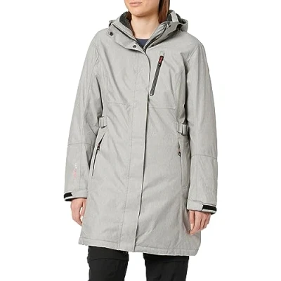 Imagen de Killtec Alisi Parka Funcional con Capucha Desmontable, Mujer, Gris Medio, 50