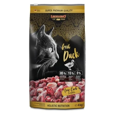 Imagen de Leonardo Fresh Duck [4 kg] Alimento para Gatos seco con un 85% de Carne Fresca Completo Adultos Todas Las Razas a Partir 1 año Edad