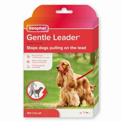 Imagen de Beaphar Gentle Leader Collar Adiestramiento Perro Grande Rojo