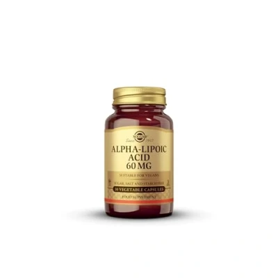 Imagen de Solgar Ácido Alfa Lipoico Cápsulas vegetales de 60 mg Envase 30