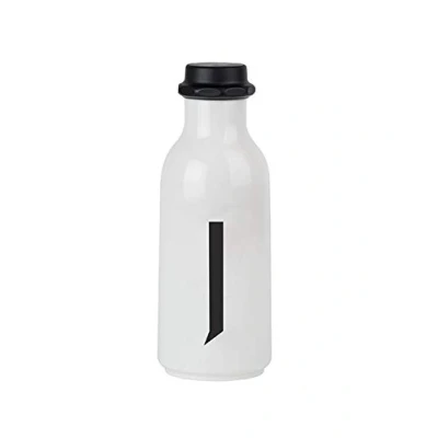 Imagen de Design Letters Botella de Agua Blanco 500 Ml (A Z) para Niño, Adults Botellas Niños Colegio Libre BPA/BPS Garrafa Personalizada Irrompible a Prueba Fugas
