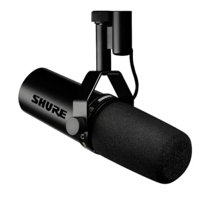 Imagen de Shure SM7dB Micrófono dinámico para retransmisiones, podcasts y grabación, Amplio Rango de Frecuencias, Sonido cálido Suave, construcción sólida, Paravientos Desmontable Negro