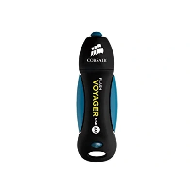 Imagen de Corsair Flash Voyager v2 Unidad de Memoria USB 3.0 256 GB (diseño Robusto, Resistente al Agua), Negro (CMFVY3A 256GB)