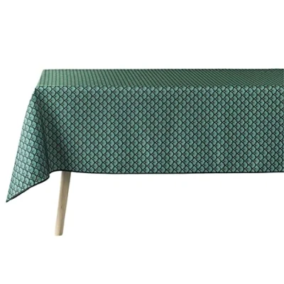Imagen de Douceur d&#039;Intérieur Mantel Rectangular Mixto, Verde, 150 x 240 cm
