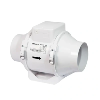 Imagen de AIRFLOW AVENTA 100B Ventilador Extractor (en línea, 100 mm)