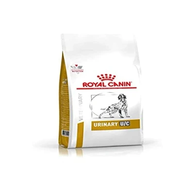 Imagen de Royal Canin Veterinary Urinary U/C Low 2 kg Alimento Completo para Perros Adultos de Todas Las Tallas la reducción los cálculos urato Bajo Contenido en proteínas