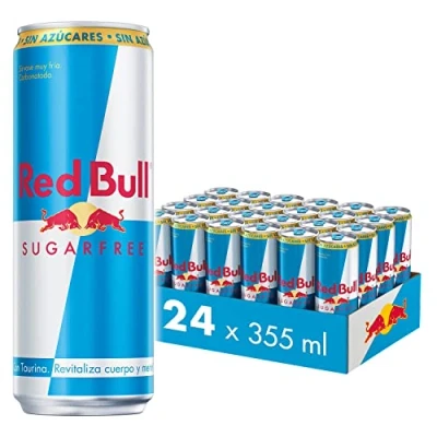 Imagen de Red Bull Bebida Energética Sugarfree, Sin Azúcar, 24 x 355ml
