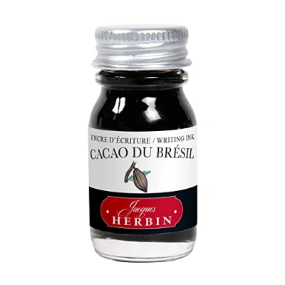 Imagen de J. Herbin (1 botella de tinta 10 ml para pluma estilográfica (), color Kakaobraun
