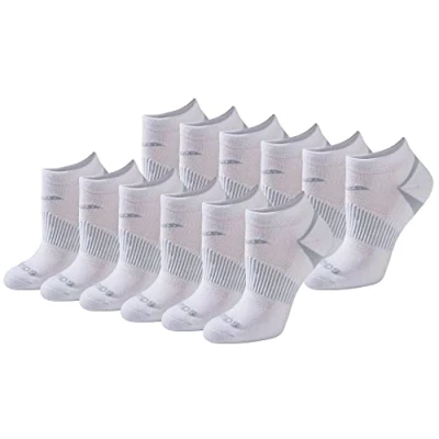 Imagen de Saucony Rundry Performance Selective Cushion Socks, Available in S l (6, Pairs) Calcetines, White Basic (12 Pares), M (Pack Mujer