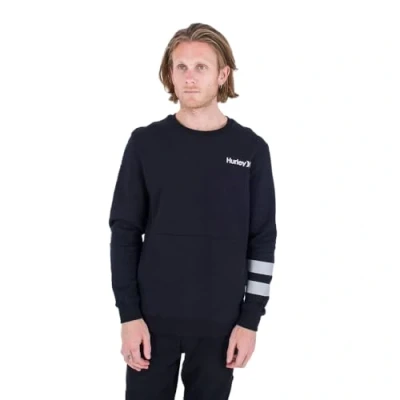 Imagen de Hurley Oceancare Crew Suéter sin Botones, Negro, XL para Hombre
