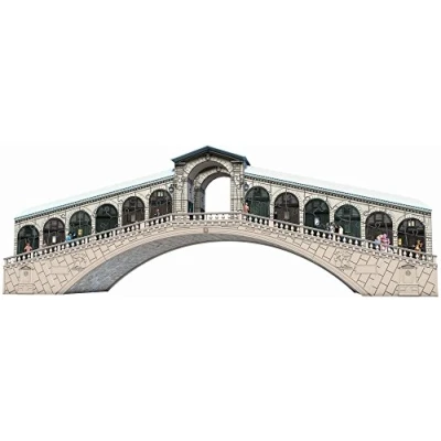 Imagen de Ravensburger 3D Puzzle 3D, Edición Puente Rialto, Color Blanco, Large (12518)
