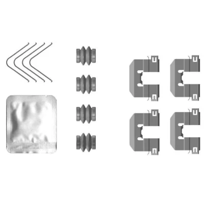 Imagen de Kit d&#039;accessoires, plaquette de frein à disque TEXTAR 82553600
