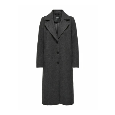 Imagen de ONLY Abrigo clásico, Mujer, Talla: Large, Dark grey melange