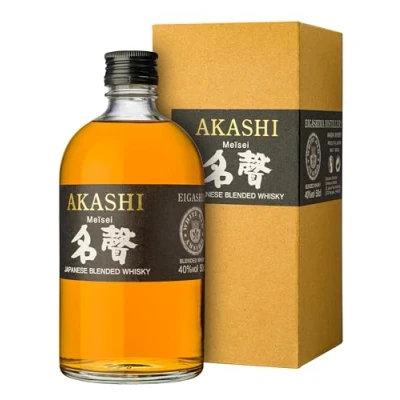 Imagen de White Oak AKASHI Meïsei Japanese Blended Whisky 40% Vol. 0,5l in Giftbox