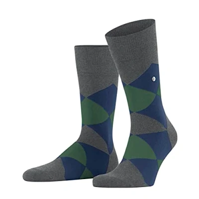 Imagen de Burlington Clyde M SO algodón estampado 1 par, Calcetines Hombre, Gris (Carbon Melange 3975) nuevo ecológico, 40 46