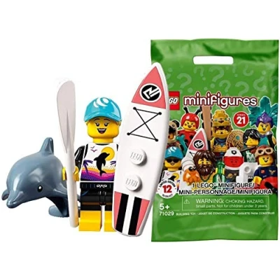 Imagen de Lego 71029 Minifiguras coleccionables Serie 21 Paddle Surfer
