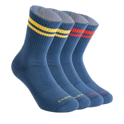 Imagen de CALZITALY PACK 2 3 4 Pares Calcetines de Deporte Unisex, Tenis Padel Running Crossfit Fitness, Suela Acolchada, Anti Ampollas MADE IN ITALY (43 46, Asa)