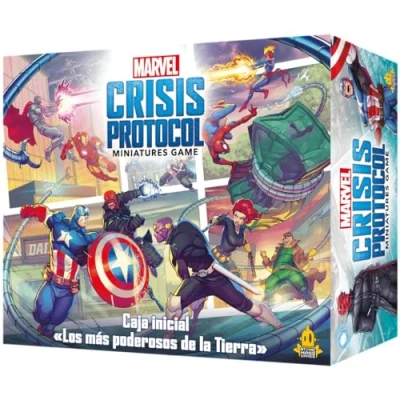 Imagen de Atomic Mass Games Marvel Crisis Protocol Caja inicial Juego de Miniaturas Batallas Épicas entre Héroes y Villanos A Partir 14 Años Para 2 Jugadores 45 Minutos por Partida Español