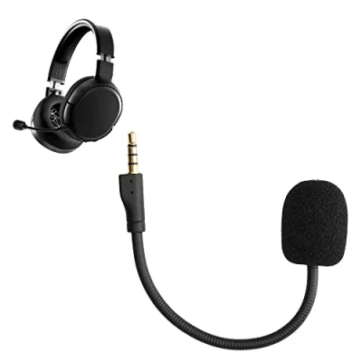 Imagen de kwmobile Micrófono Compatible con Steelseries Arctis 1 Microfono Repuesto para Auriculares Gaming Negro