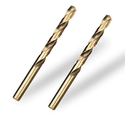 Imagen de Meccion HSS Co 2pcs 10mm Brocas Helicoidales para Metal, Acero Inoxidable, Madera, Plástico y Hierro
