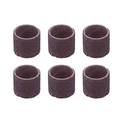 Imagen de Dremel 432 Paquete múltiple de bandas lijar, 6 lijar (13 mm grano 120) para dar forma y alisar materiales madera plástico