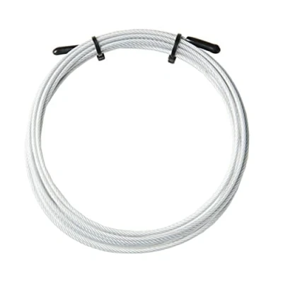Imagen de PICSIL Cable de Repuesto para Comba Saltar Cross Training, Acero con Recubrimiento PVC, Longitud 3m, Grosor 2,5mm, Compatible Otras Marcas (2,5 mm, Gris)