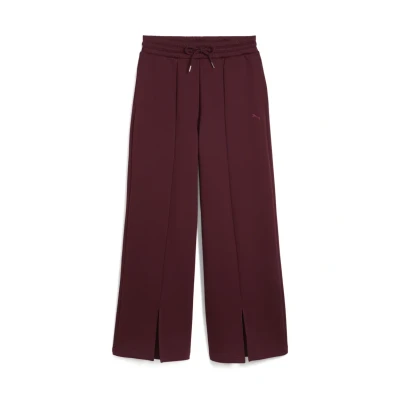 Imagen de Puma Wardrobe Essentials Relaxed Pantalones deportivos, Mujer, Talla: XXL, Ruby shimmer