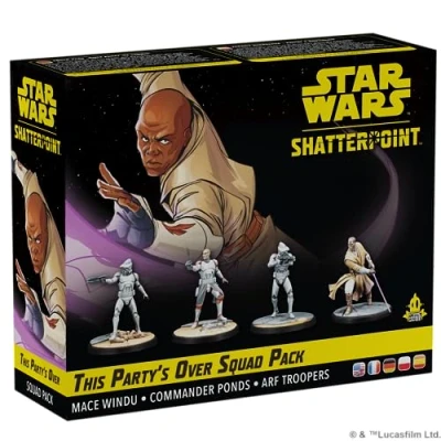 Imagen de Atomic Mass Games Star Wars Shatterpoint: This Party’s Over Expansión Estrategia A Partir de 14 Años Para 2 Jugadores 90 Minutos por Partida Multilenguaje (incluye Español)
