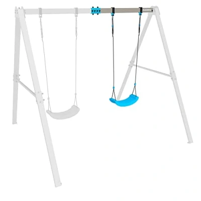 Imagen de HUDORA Vario Columpio Asiento para Niños Set de Expandible con Cuerdas Ajustables en Altura hasta 50 kg por Dispositivo Juego Opción Ampliación
