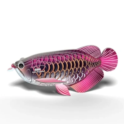 Imagen de EUGY 118 Puzzle asiático Arowana de papel 3D respetuoso del medio ambiente